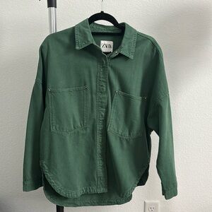 Zara oversized button up